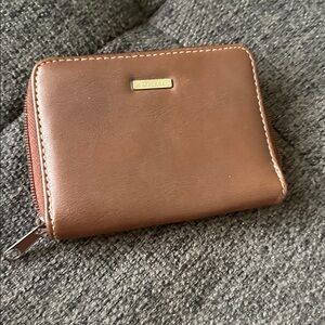 NWOT Rosetti Brown Vinyl Wallet